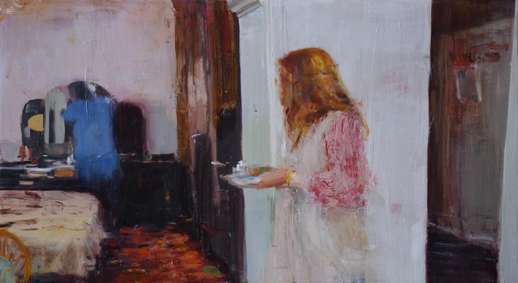 Omar Najjar Untitled, 2021 Oil on canvas 65 x 120 cm 25 1/2 x 47 1/4 in