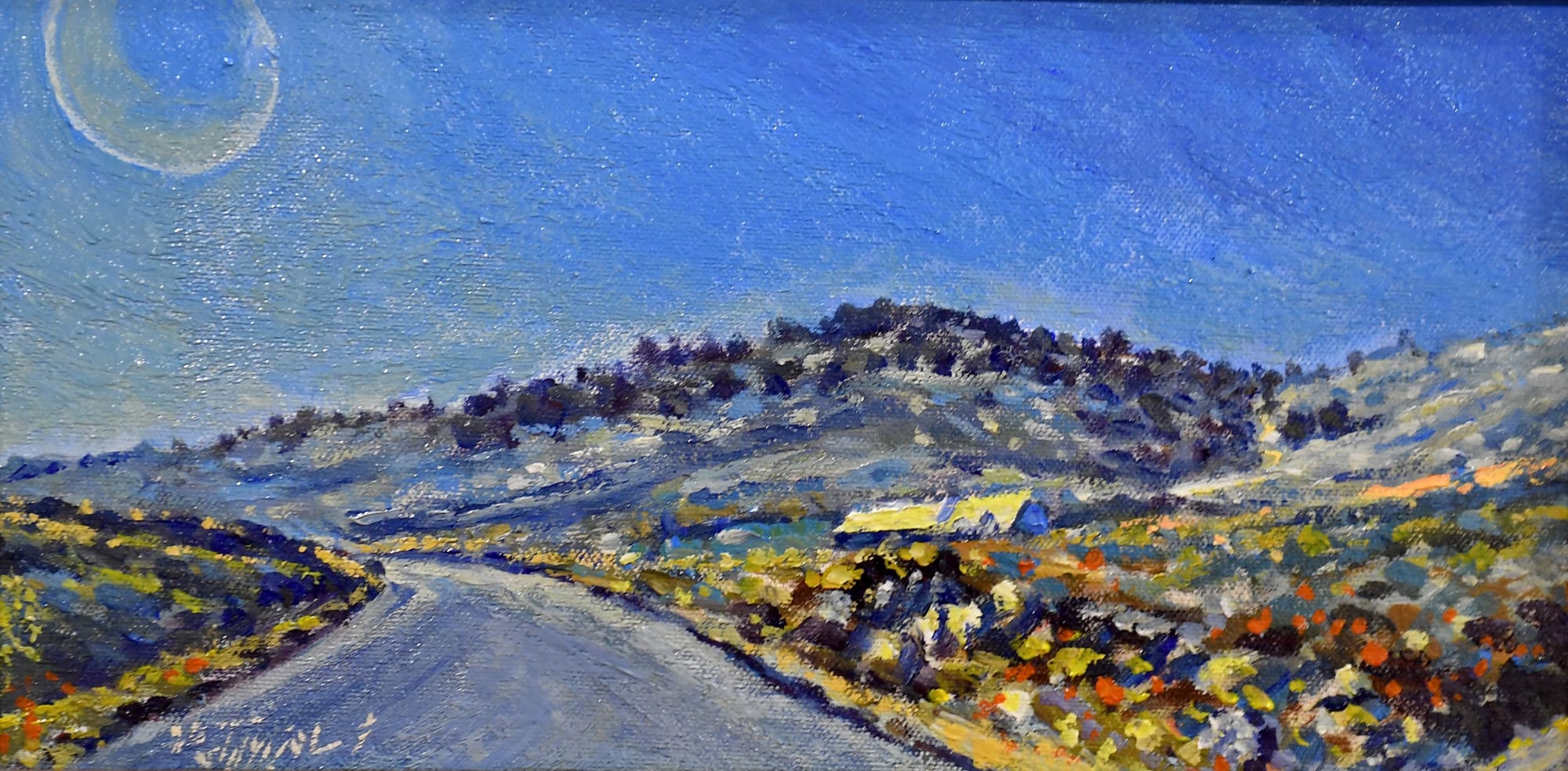 Oussama Baalbaki Untitled, 2020 Acrylic on canvas 20 x 40 cm 7 3/4 x 15 3/4 in