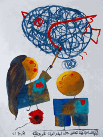 Majd Kurdieh Untitled, 2021 Oil on paper 40 x 30 cm 15 3/4 x 11 3/4 in