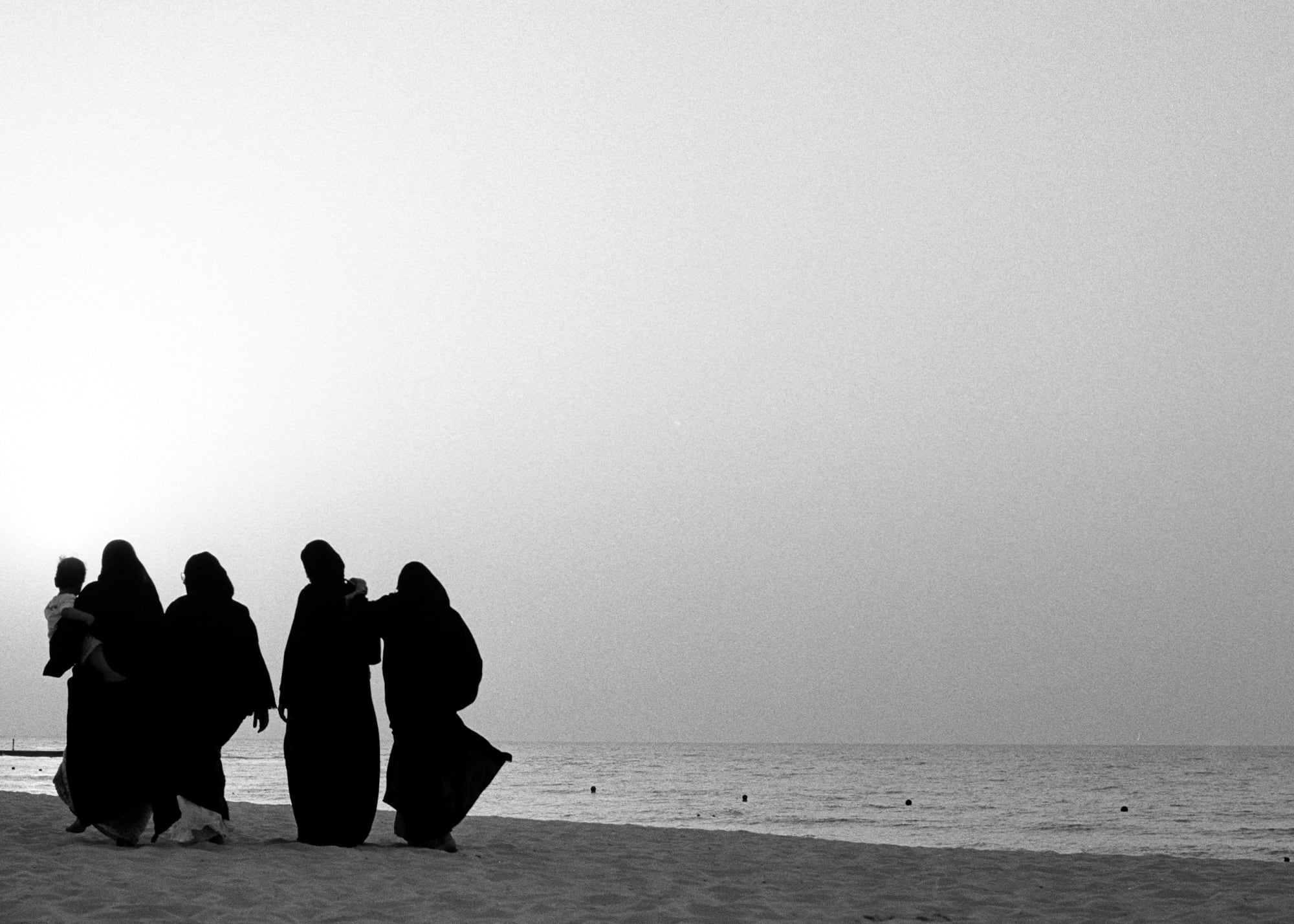 Yamam Nabeel Behind the Sunset, Abu Dhabi, May 2022, 2022 35mm Photograph on Hahnemule paper 120 x 84 cm 47 1/4 x 33 in