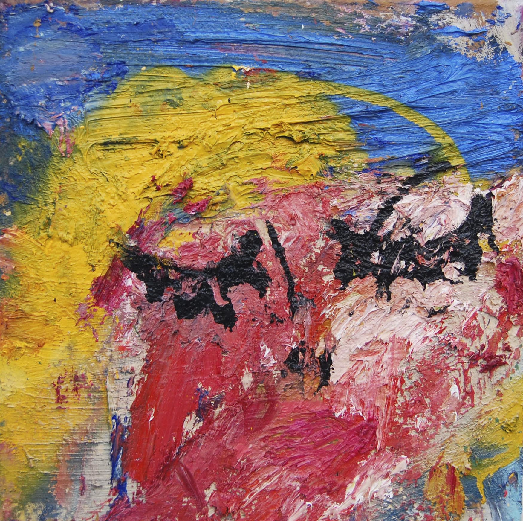 Tamim Sibai Untitled (Expressions in Action), 2021 Acrylic and spray paint on canvas 40 x 40 cm 15 3/4 x 15 3/4 in