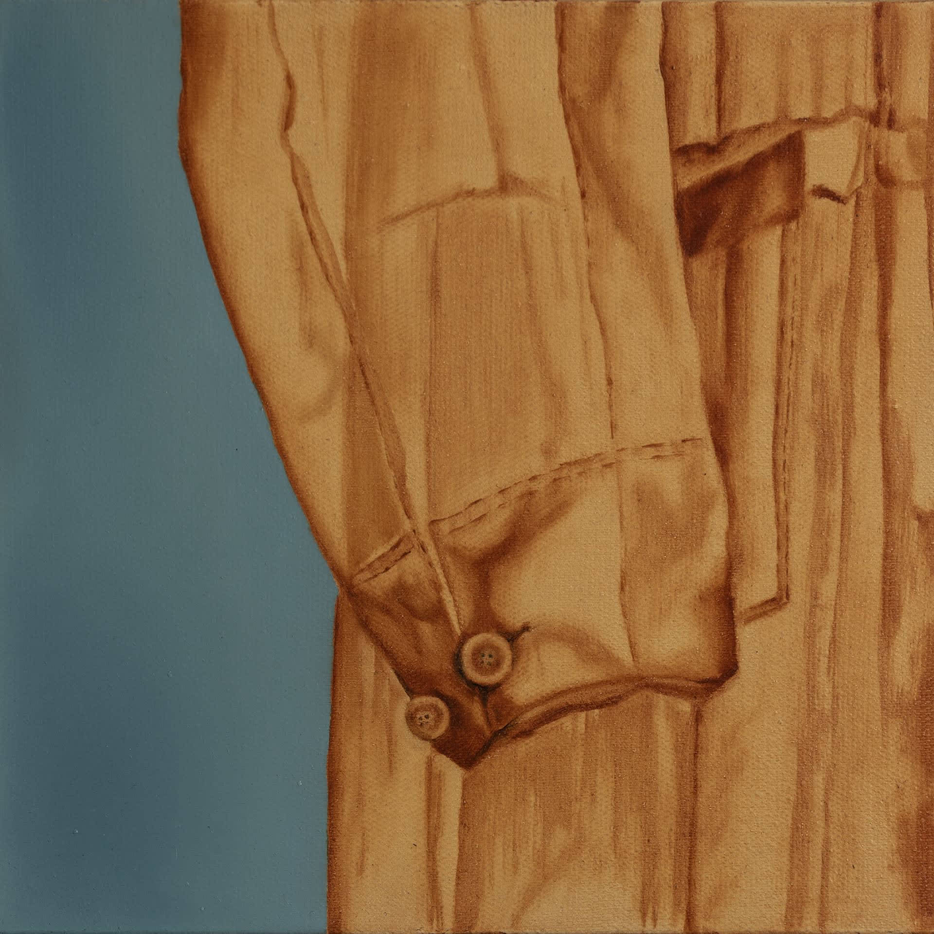 Arda Aslanian Settled, 2024 Oil on canvas 25 x 25 cm 9 3/4 x 9 3/4 in