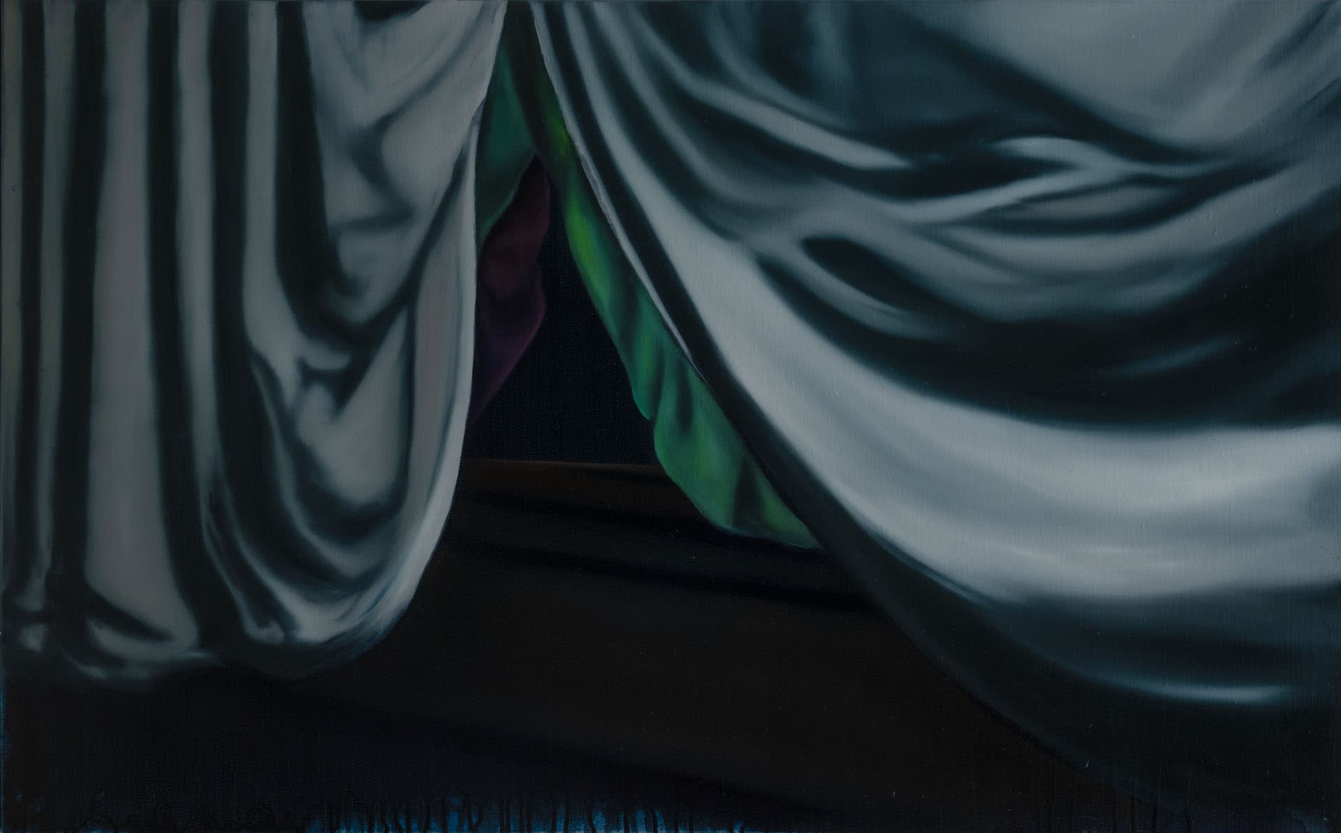 Arda Aslanian Cascade, 2024 Oil on canvas 68 x 110 cm 26 3/4 x 43 1/4 in