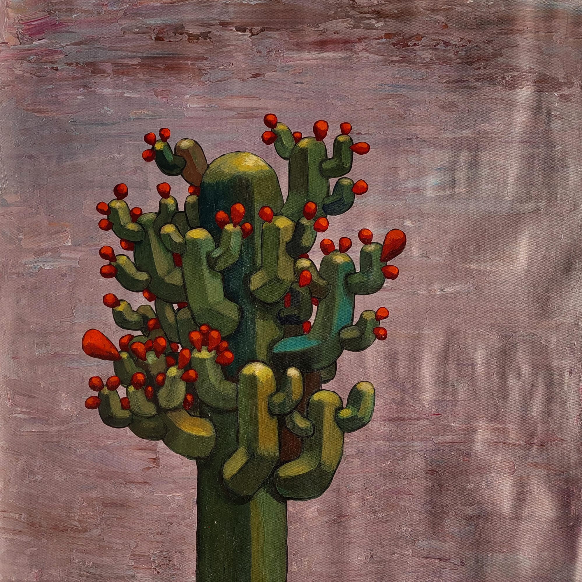 Hady Boraey Untitled, 2024 Acrylic on canvas 75 x 75 cm 29 1/2 x 29 1/2 in