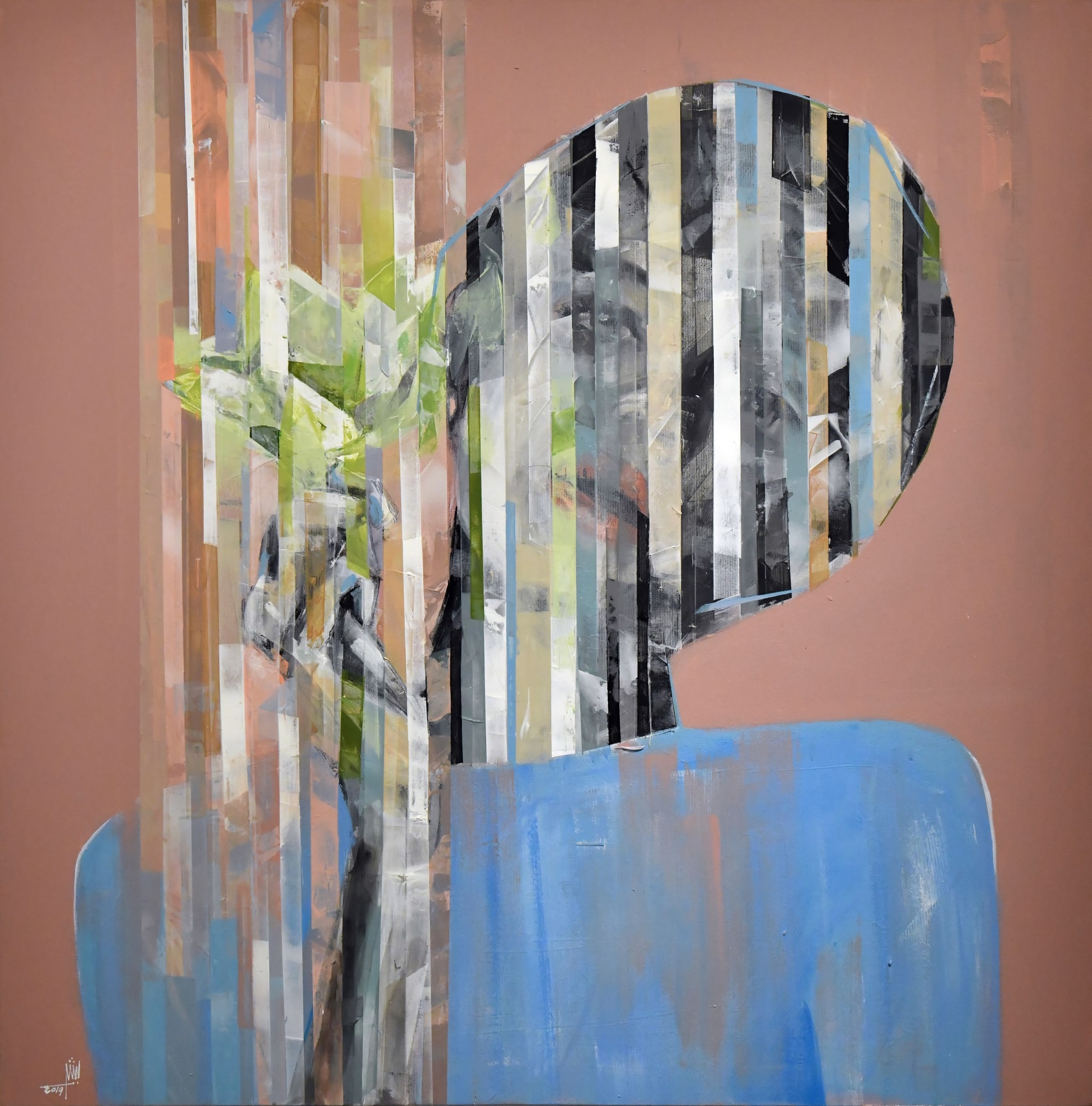 Untitled, Acrylic on canvas, 2019 120x120cm