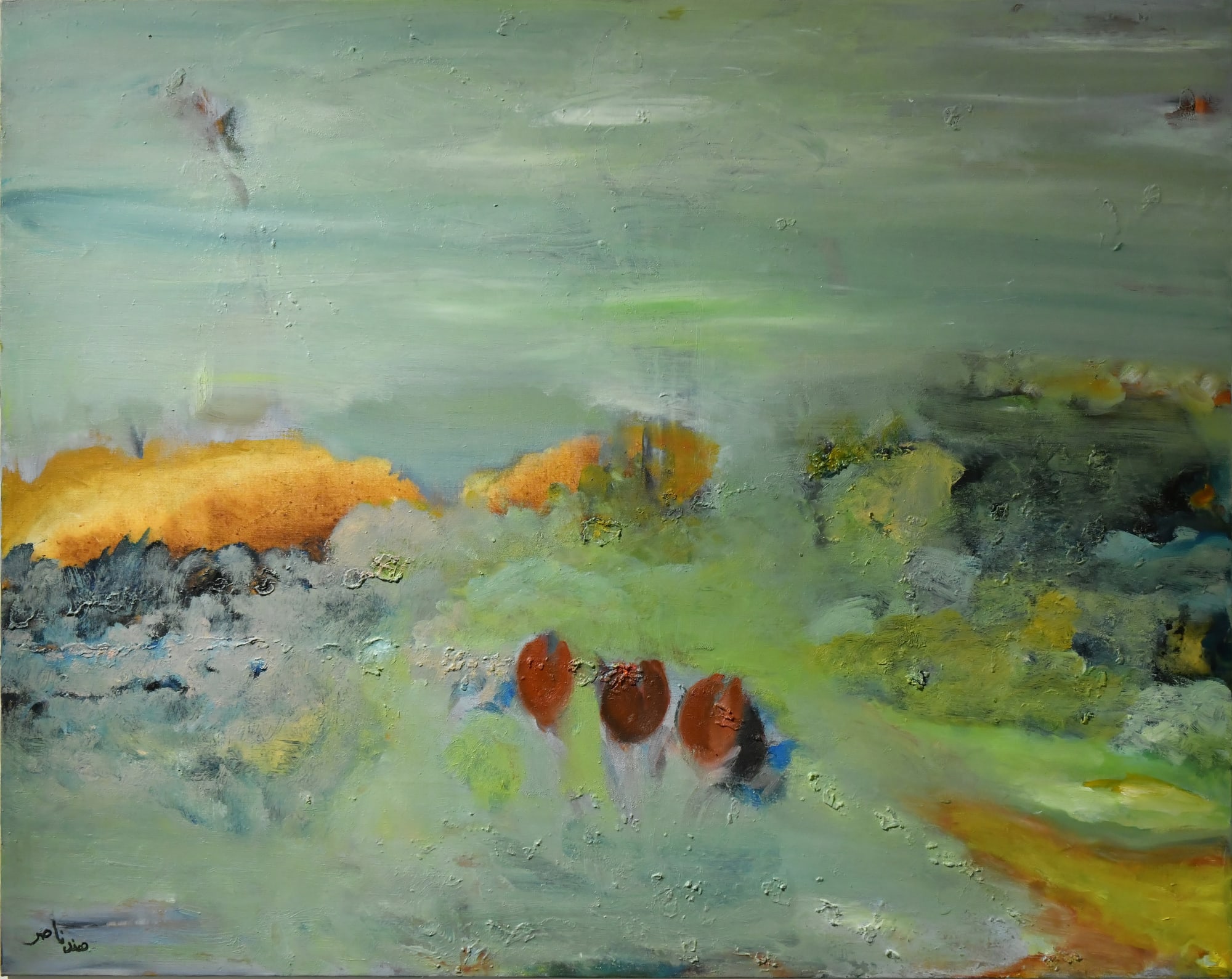 Masterly color4, Oil on canvas, 2019 80x100cm