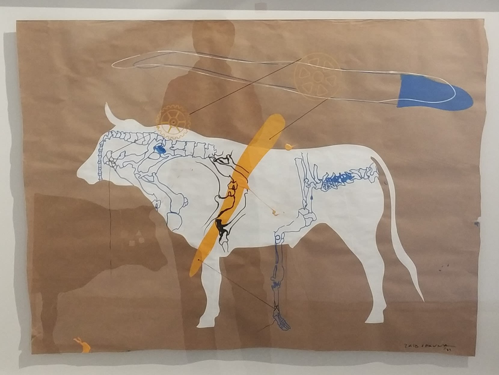 Untitled, 2022, Silkscreen on paper, 83x111cm