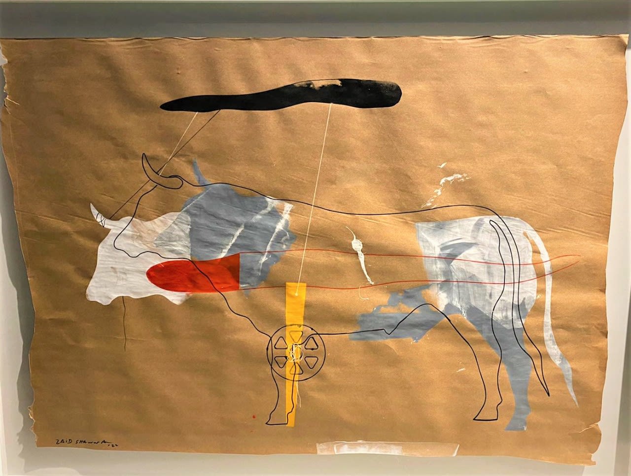 Untitled, 2022, Silkscreen on paper, 83x111cm