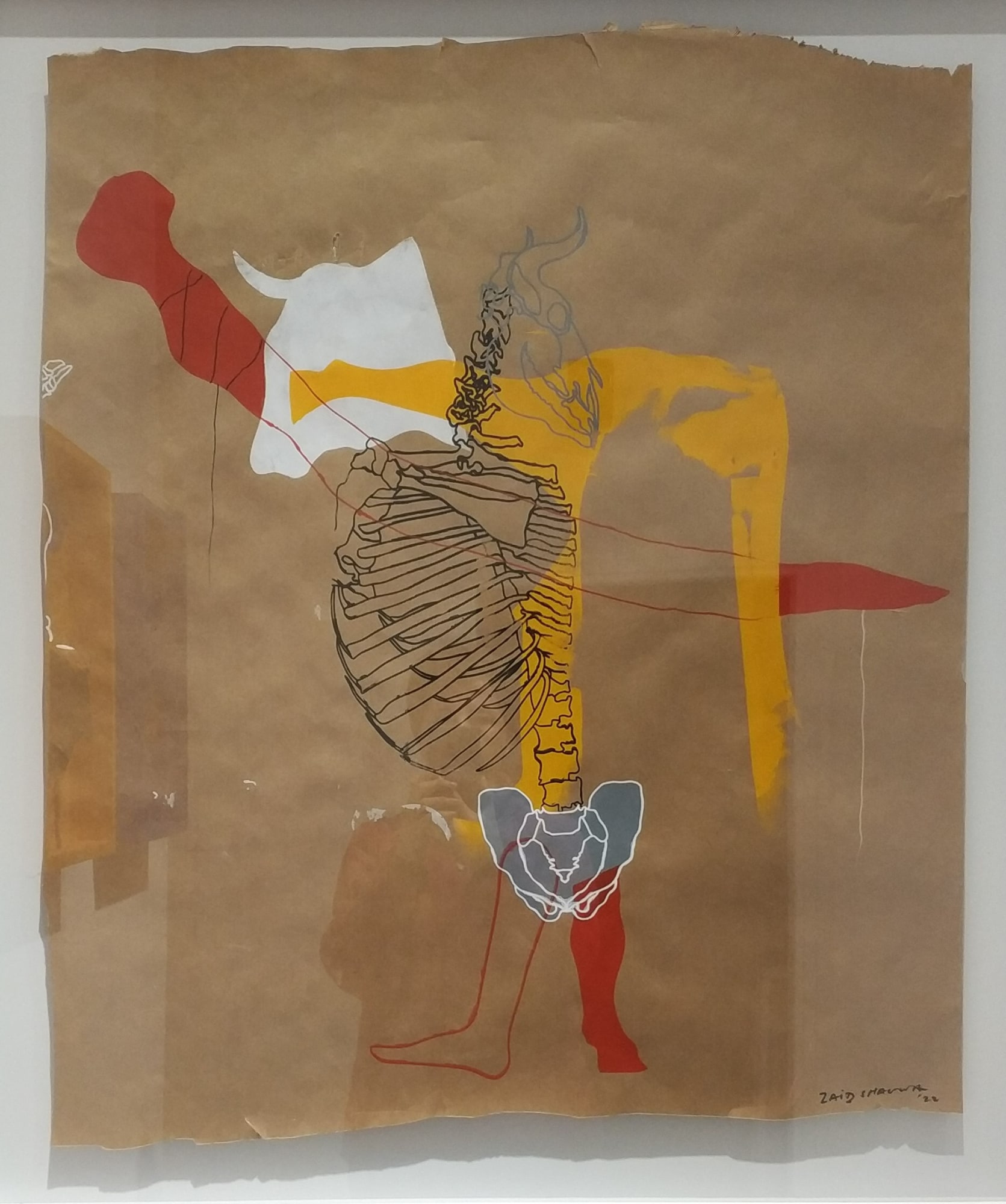 Untitled, 2022, Silkscreen on paper, 93x81cm