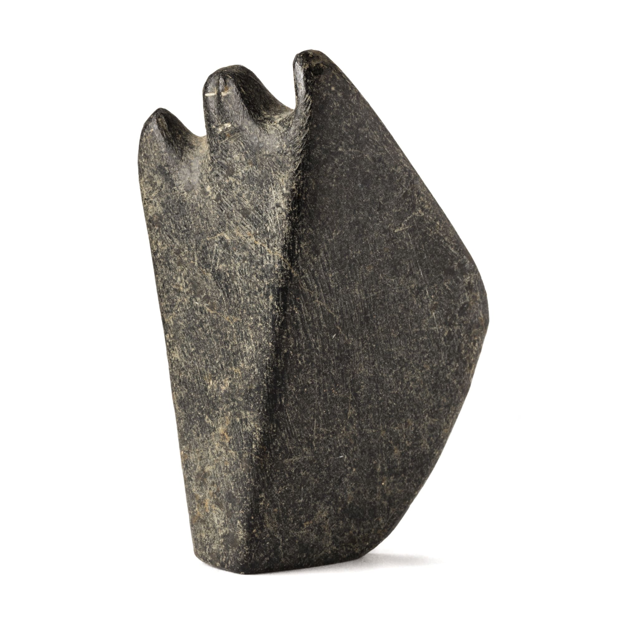 JOHN PANGNARK (1920-1980) ARVIAT (ESKIMO POINT) Figure with Raised Arms, 1968 REALIZED: $5,520