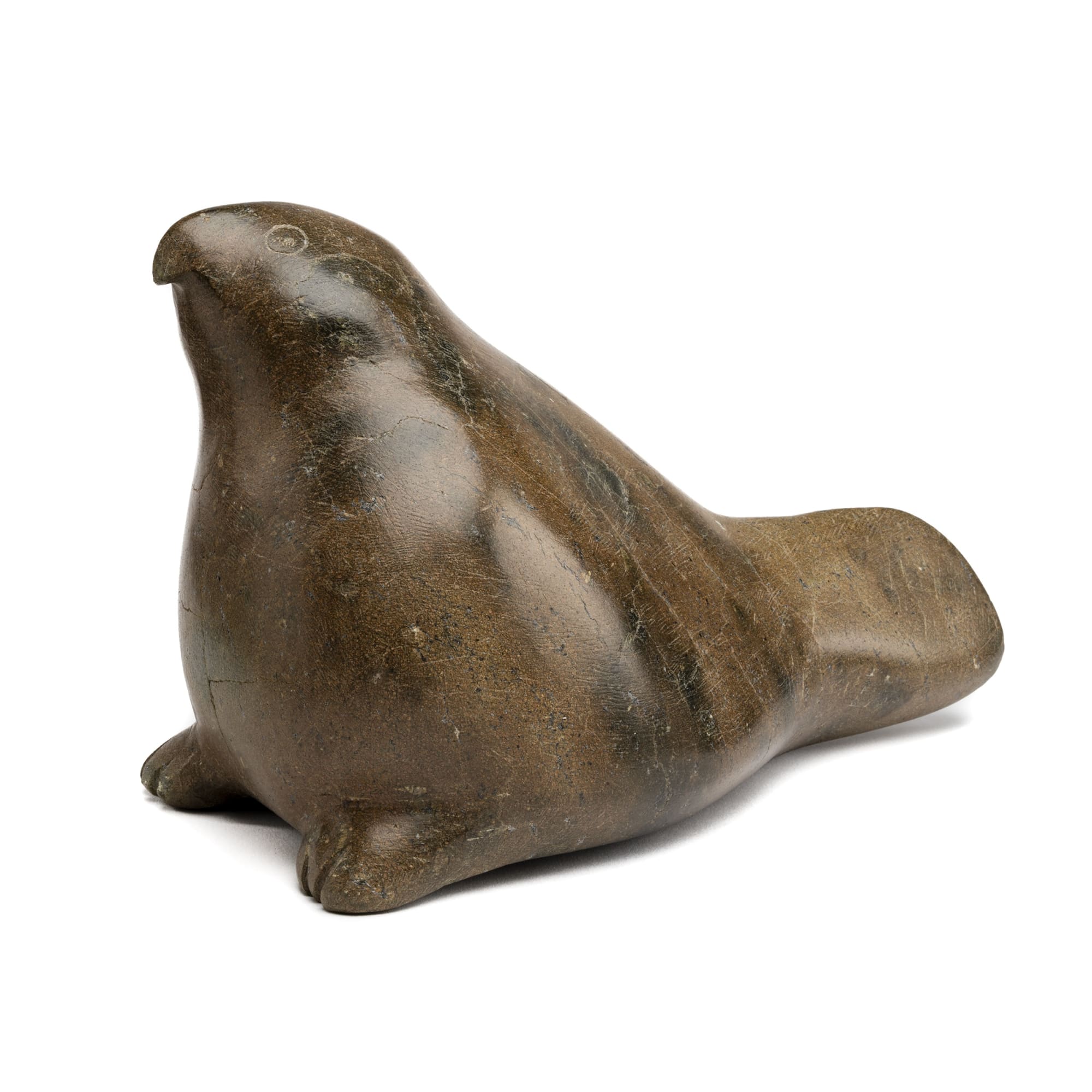 PAUTA SAILA, R.C.A. (1916-2009) KINNGAIT (CAPE DORSET) Owl REALIZED: $4,800