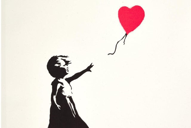 An image of Banksy's artwork