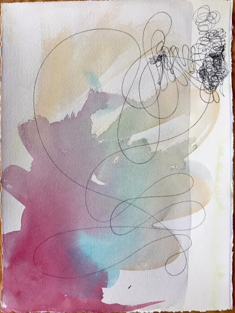 Odey Curbelo, Apariciones Watercolour #3, 2020