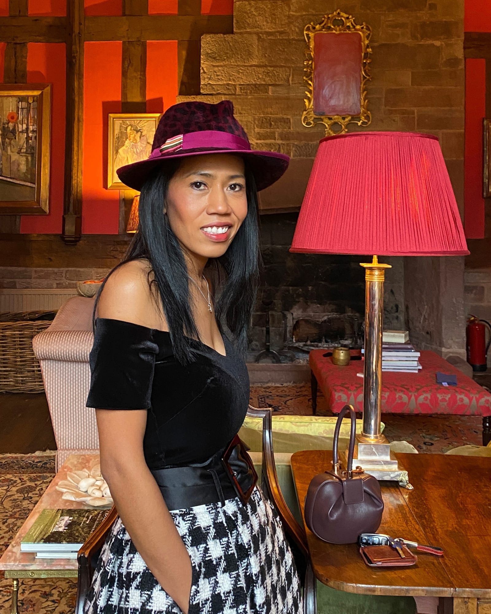 Pratthana, the head lampshade maker based in Dorset