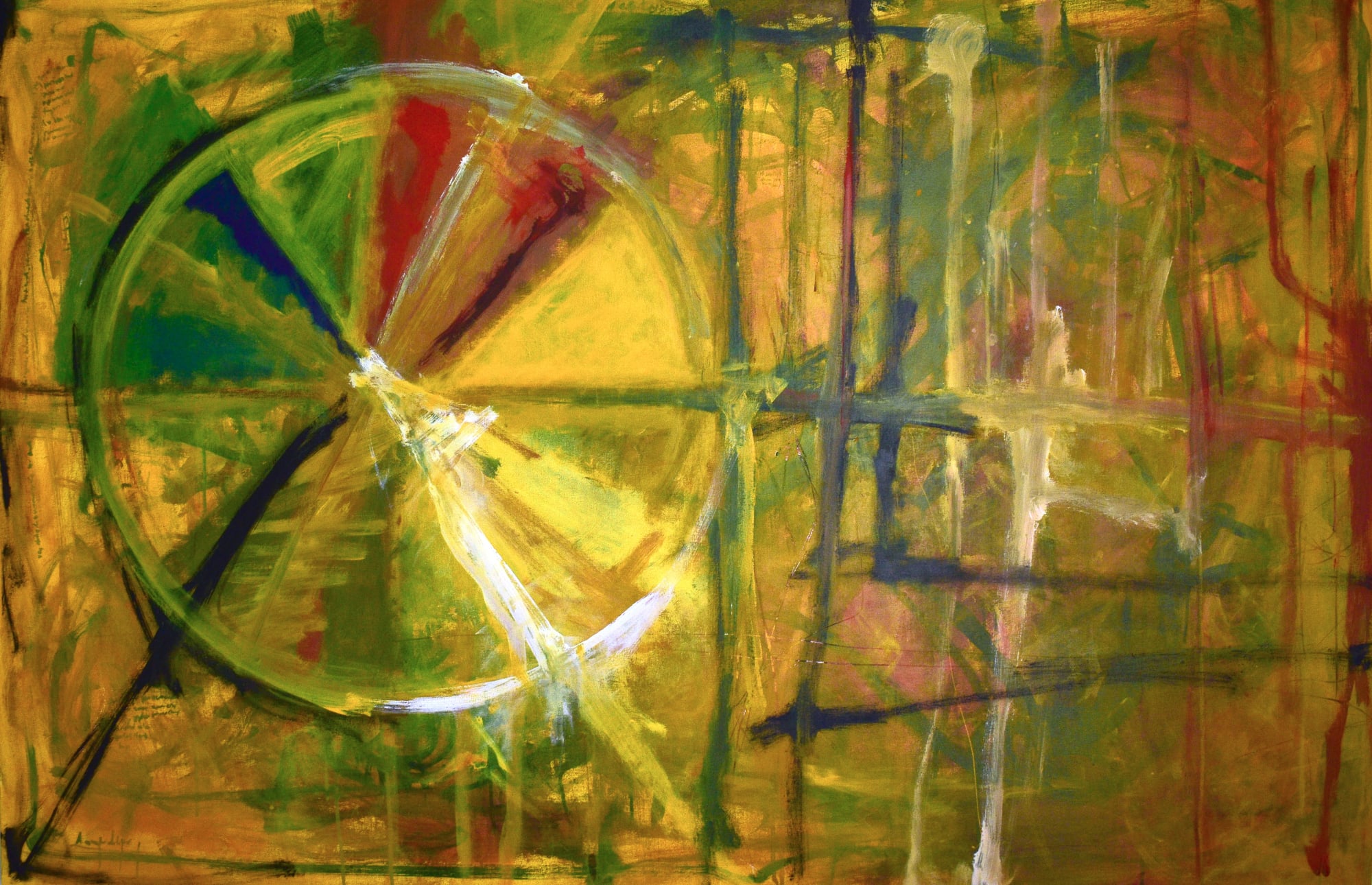 OSCAR ISRAEL SÁNCHEZ ARIZMENDI FRAGILIDAD, 2021 ACRÍLICO SOBRE TELA 100 X 150 CM