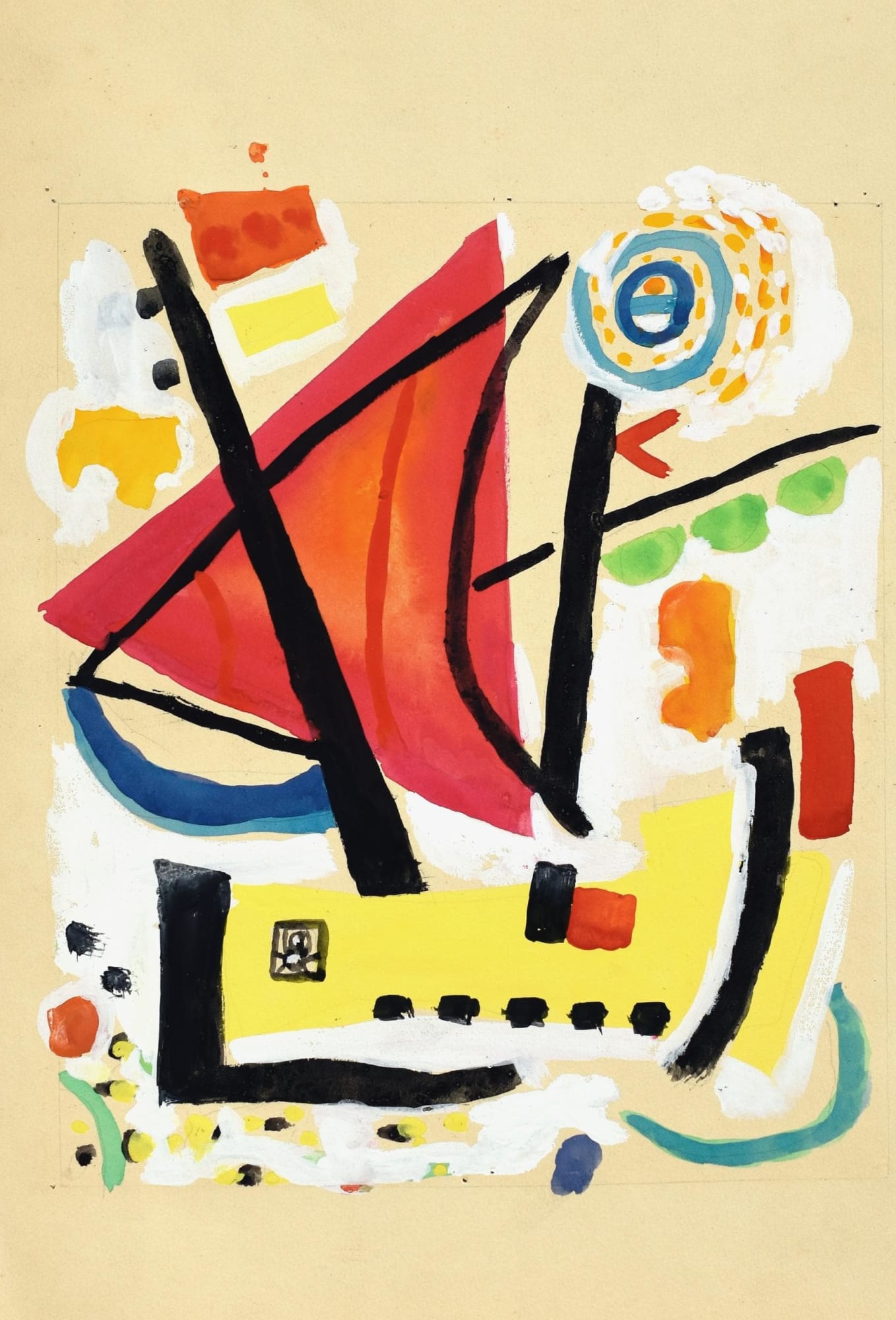 Carlos Carnero (1922-1980) Sin Título, c.1955