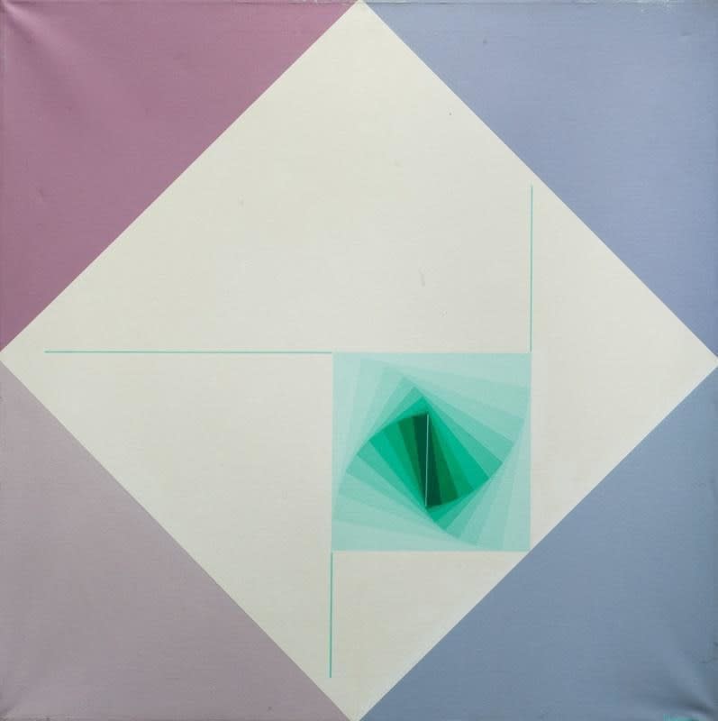 Cuadrado blanco, 1982 80 x 80 cm
