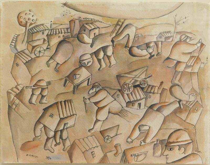 José Gurvich Kibbutz (New York), 1970