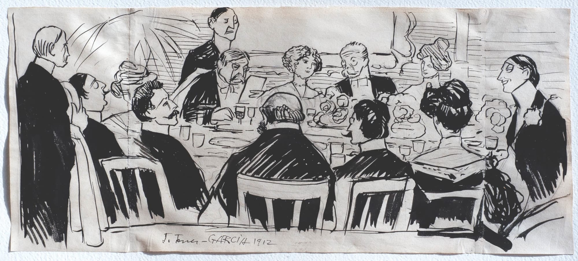 Joaquín Torres García El banquete, 1919