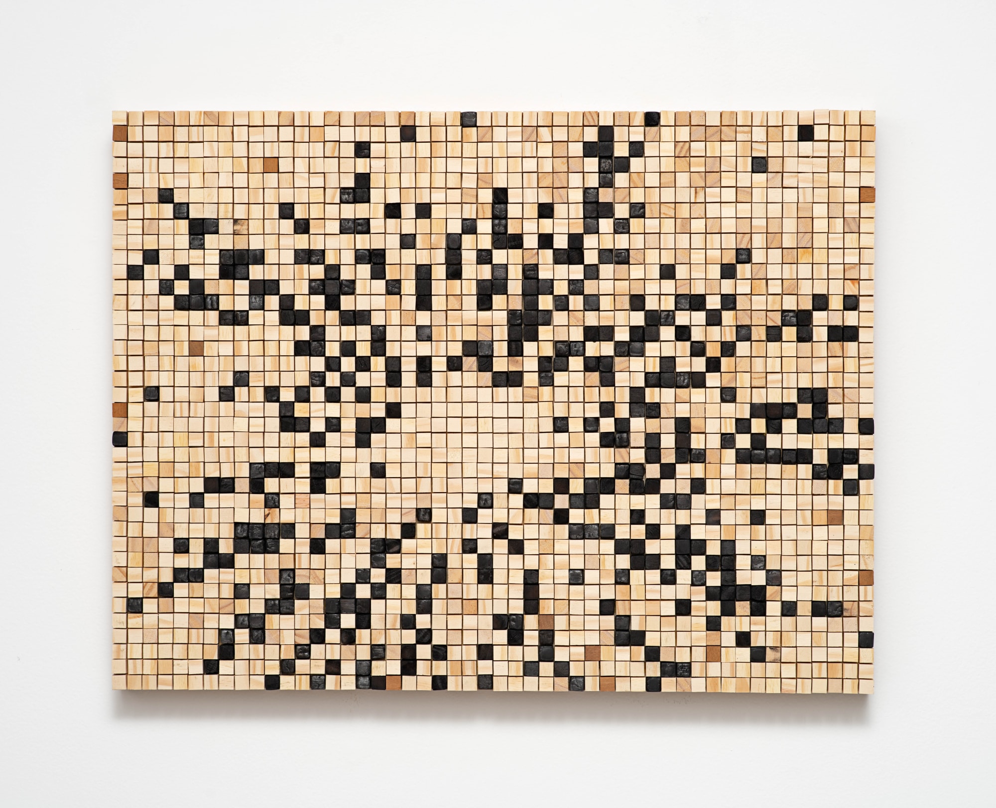 Marcius Galan Bang (baixa resolução), 2025 madeira e carvão [wood and charcoal] 80 x 61 x 5.5 cm 31 1/2 x 24 x 2 1/8 in Ph: Edouard Fraipont