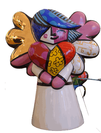 Romero Britto, ANGEL , 2020
