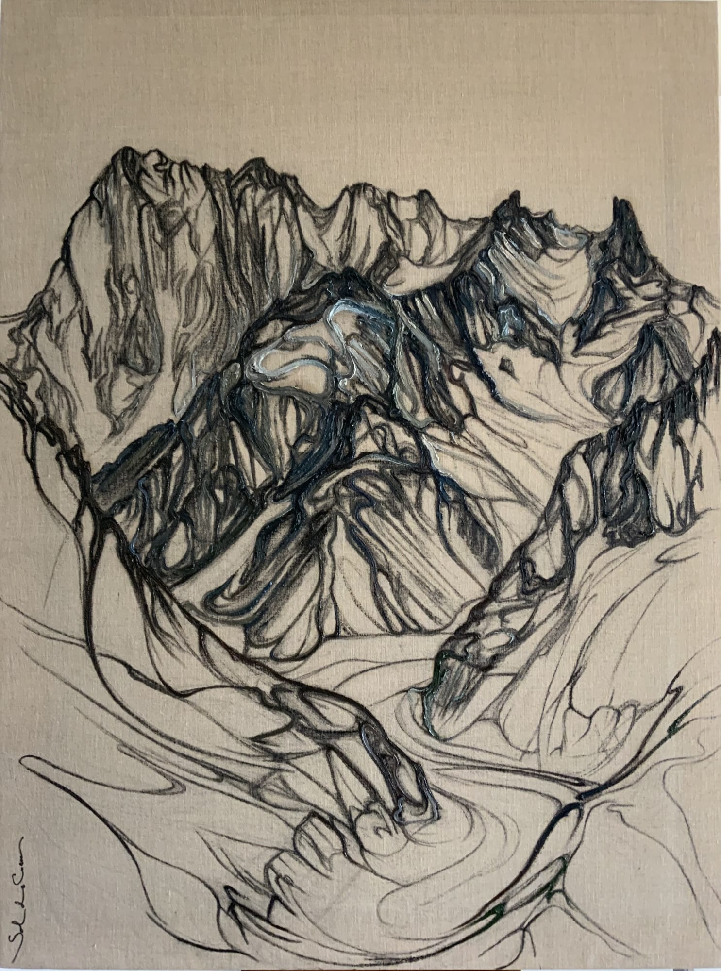 Sol de Cuevas, Le Cervin vu du Ciel, 2022