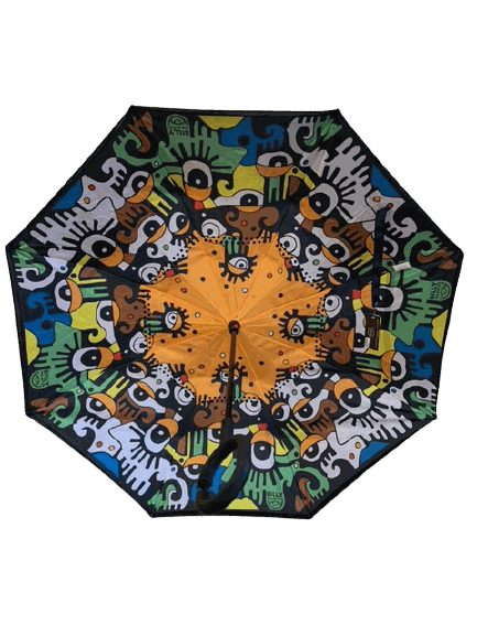 Romero Britto, UMBRELLA EYES, 2018