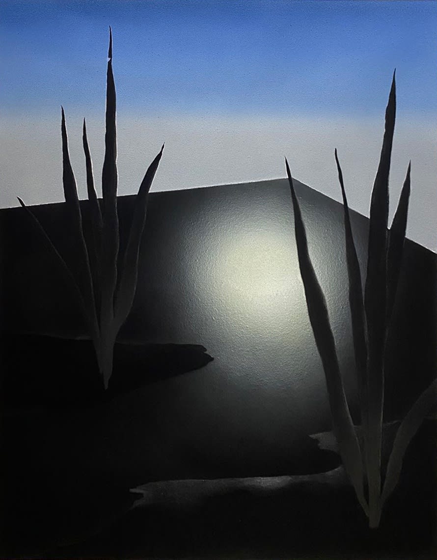 Dony Cheng Hung Empty Land (2023) Acrylic And Color Pencil On Canvas 80 x 70 cm