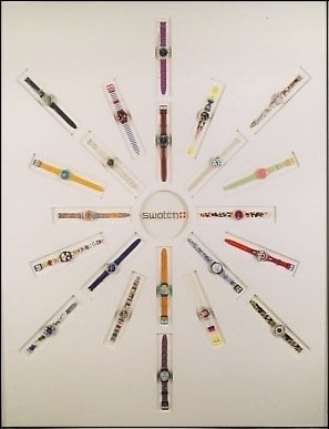 A selection of watches framed into an acrylic covered box. A fine linen covered panel, each watch sit into a window, window precisely cut and covered with fine linen. Then an museum acrylic cover to cover the panel. 一系列珍貴的腕錶收藏裝裱在一個壓克力盒。 每個腕錶被精心安排，嵌在一個準確裁剪的翕裡，整個背板覆蓋高品質純棉布以凸顯腕錶。之後用一個壓克力膠盒鎖住背板。