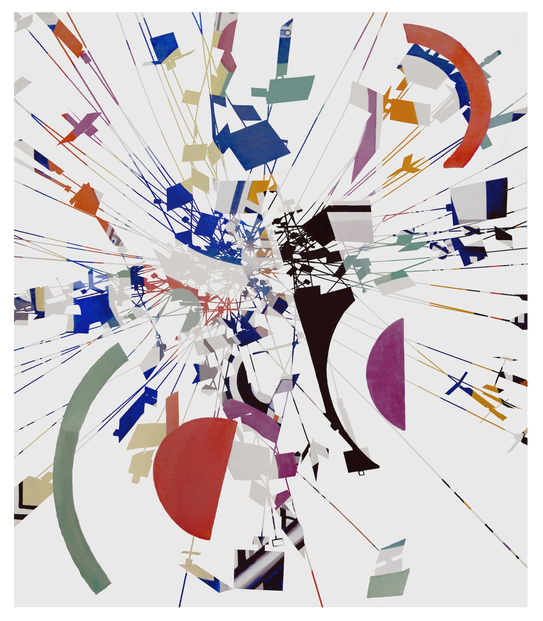 Stéphane Couturier Série "Les nouveaux Constructeurs" Lanzarote #4, 2020 Cibachrome 60 x 52.5 cm 23 31/50 x 20 47/100 in Edition of 2 (#1/2)