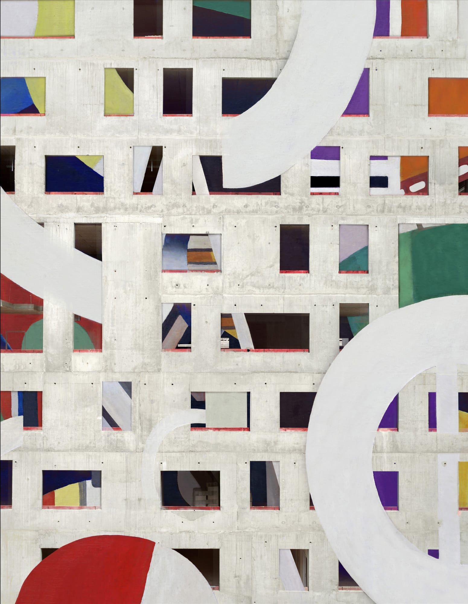 Stéphane Couturier Série "Les nouveaux Constructeurs" Paris Seine Rive Gauche n°1 , 2020 C-Print 160 x 126 cm 63 x 49 5/8 Encadré : 180 x 146 x 5 cm Edition of 5 (#3/5)