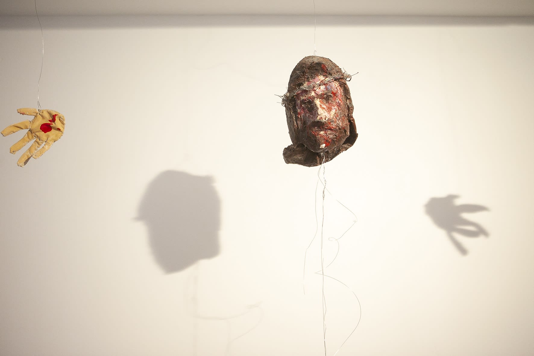 Exhibition view from the installation in the Frontspace "ROME" by Cate Giordano.