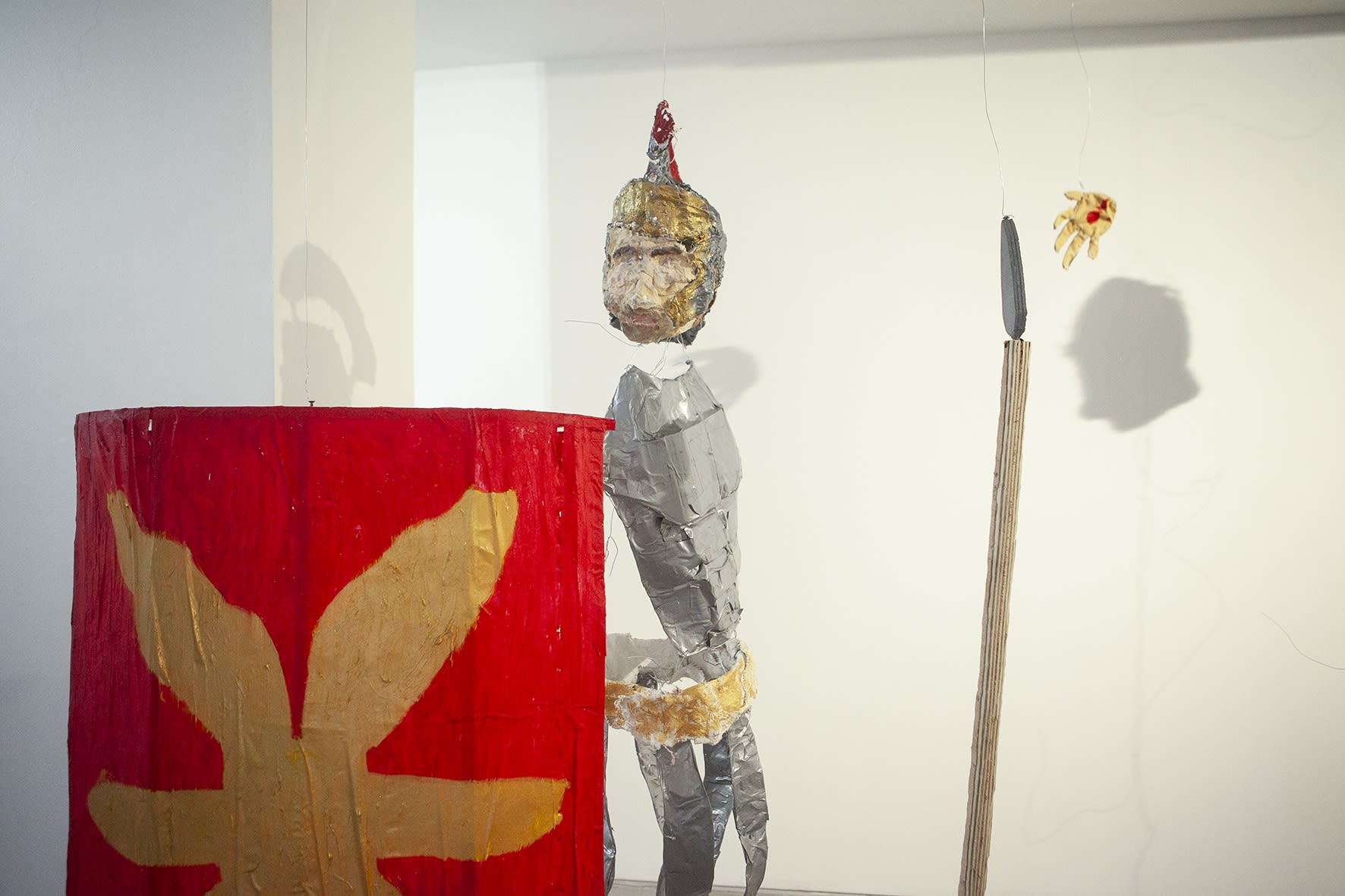 Exhibition view from the installation in the Frontspace "ROME" by Cate Giordano.