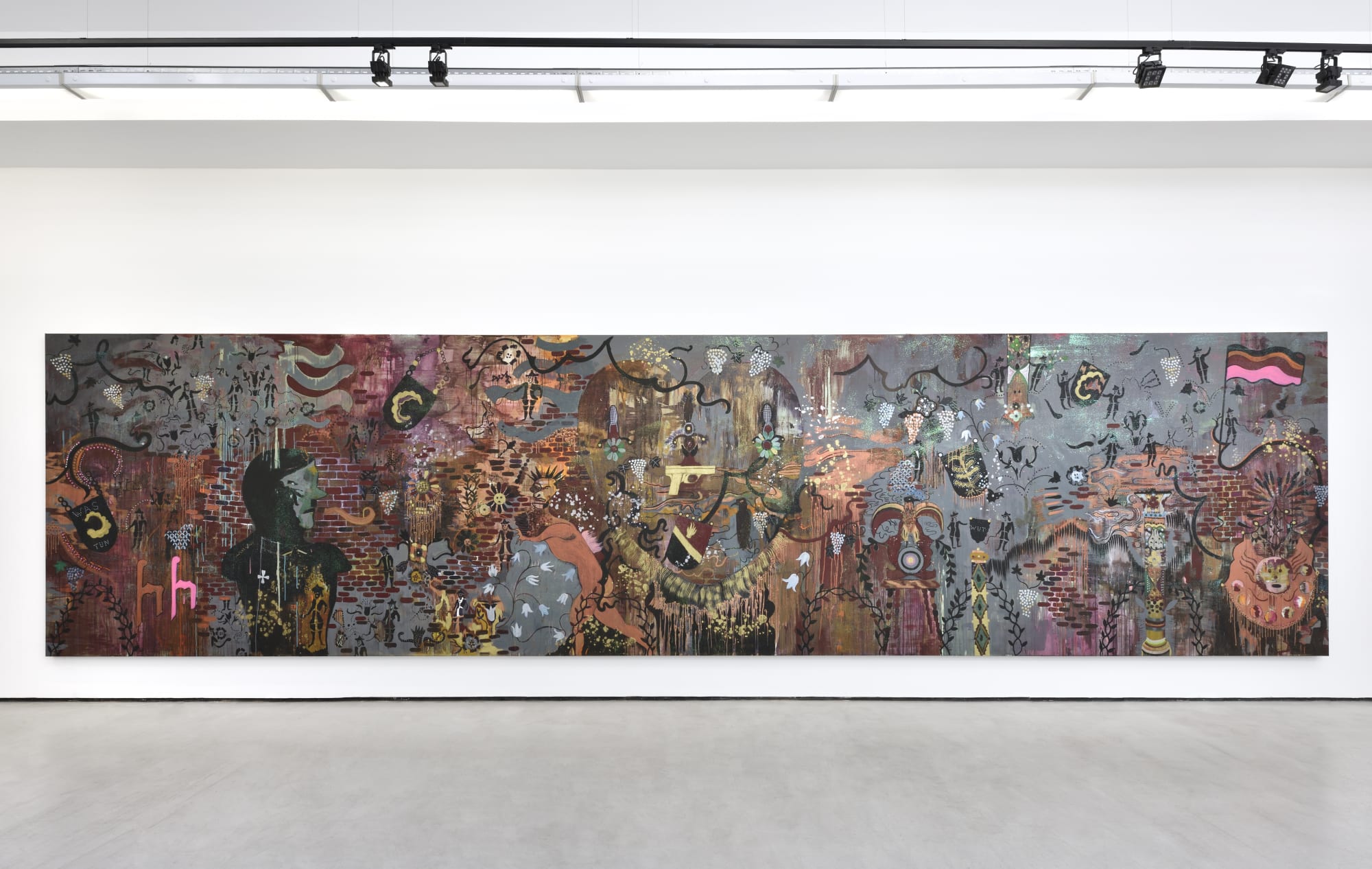 Vue de l'exposition "Même la guerre est quotidienne*" * Citation de Marguerite Duras issue de sa nouvelle Des journées entières dans les arbres AVEC : PIERRE BETTENCOURT, ANNA & BERNHARD BLUME, PIERRE YVES BOHM, HÉLÈNE DELPRAT, THIBAULT HAZELZET, FABIAN KNECHT, BRIAN MAGUIRE, MARYAN, BORIS MIKHAILOV, ANITA MOLINERO, ZORAN MUŠIČ, DANIEL POMMEREULLE, GERMAINE RICHIER, CEIJA STOJKA Photo : © Rebecca Fanuele Mainspace // 08.10 - 05.11.2022