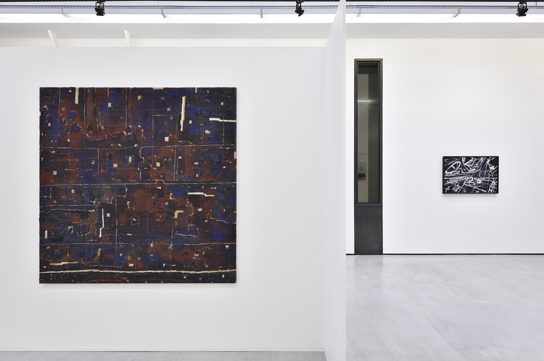 Vue de l'exposition " Georges NOËL - Jean DUBUFFET ", Galerie Christophe Gaillard, Paris, 2024. © Photo : Rebecca Fanuele.