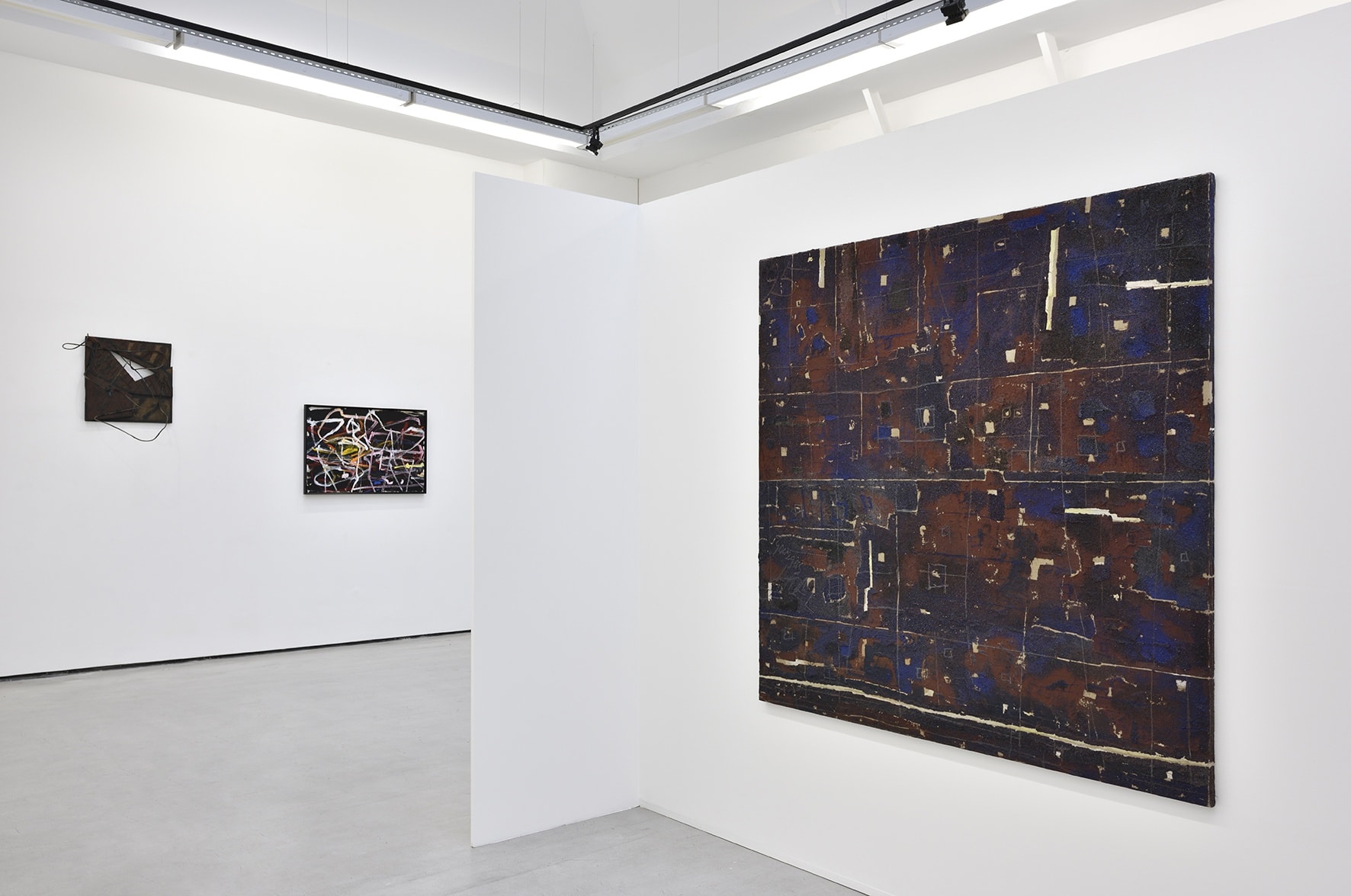 Vue de l'exposition " Georges NOËL - Jean DUBUFFET ", Galerie Christophe Gaillard, Paris, 2024. © Photo : Rebecca Fanuele.