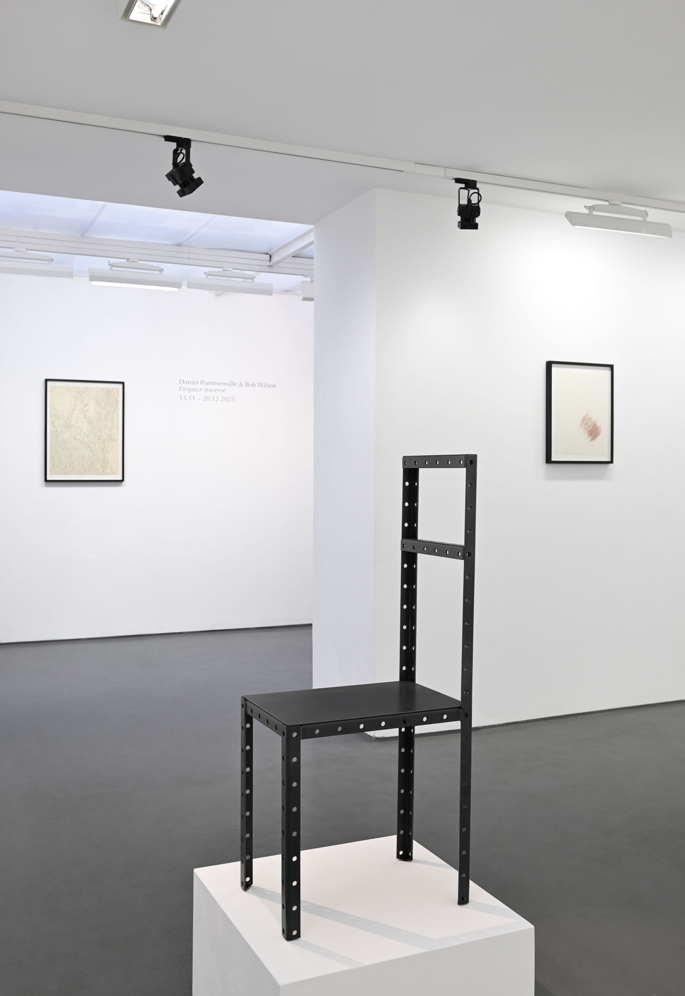 L’espace traversé, Daniel Pommereulle & Victor Rambaud. Photo : Rebecca Fanuele.