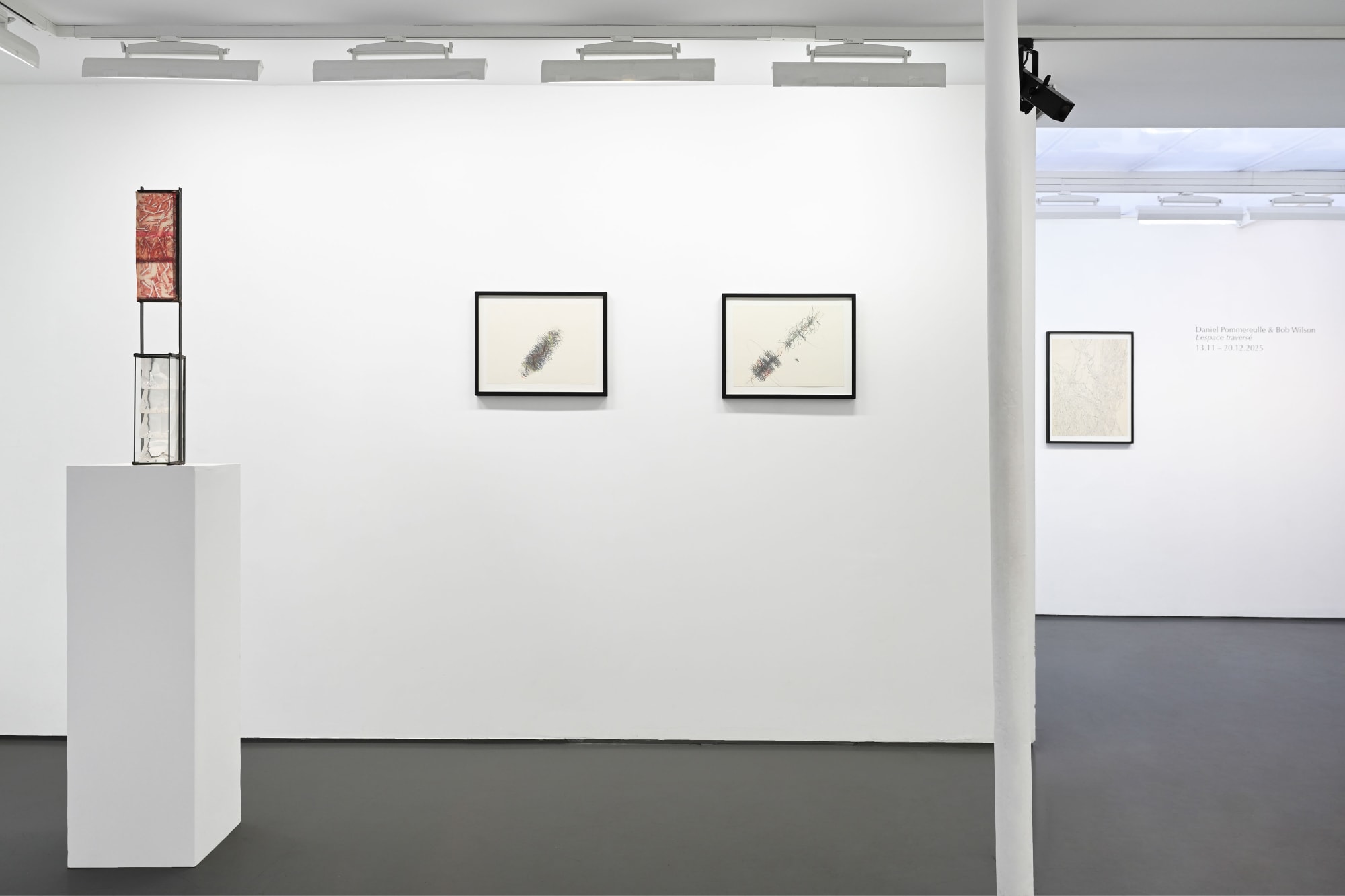 L’espace traversé, Daniel Pommereulle & Victor Rambaud. Photo : Rebecca Fanuele.