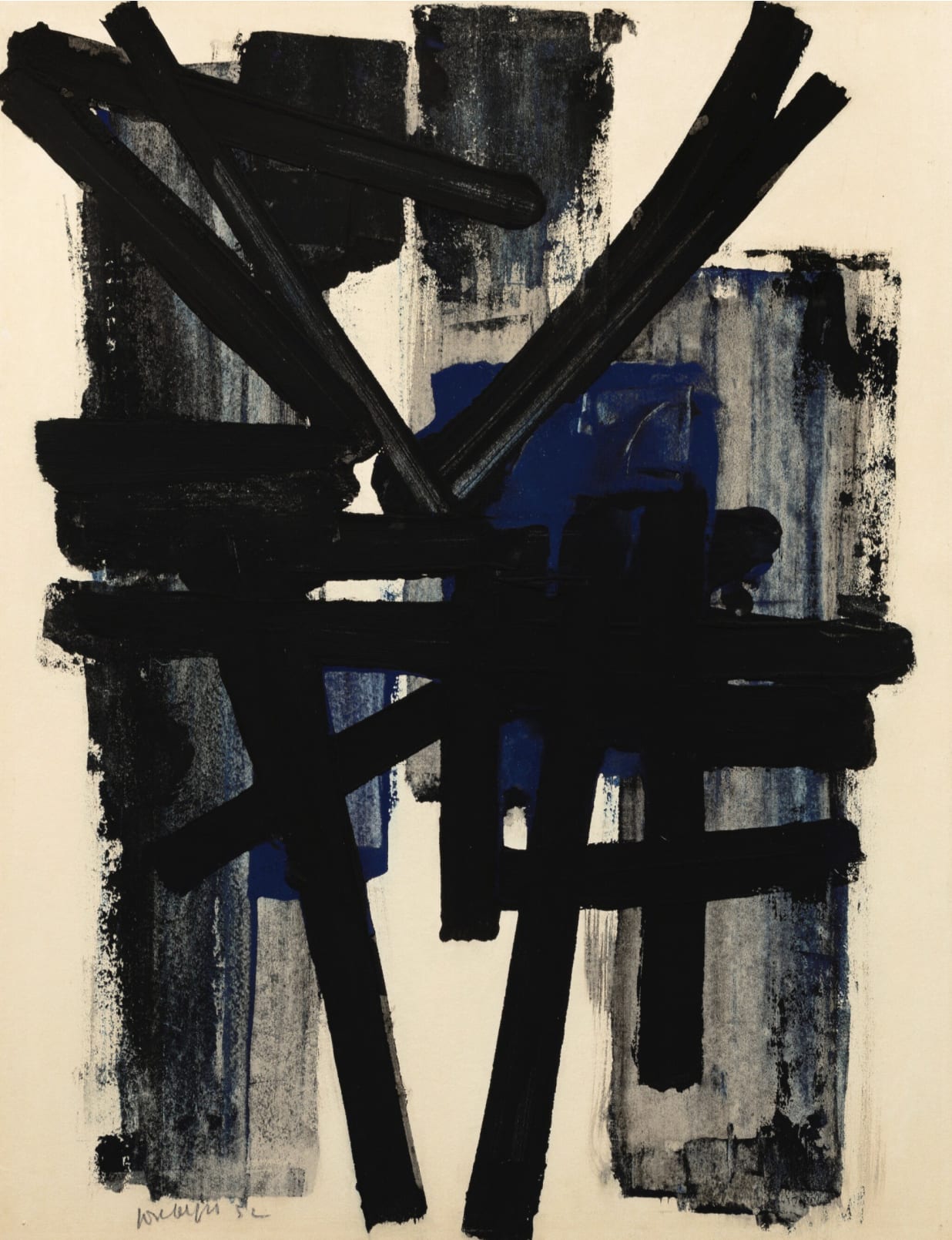 Pierre Soulages Sans titre, 1952
