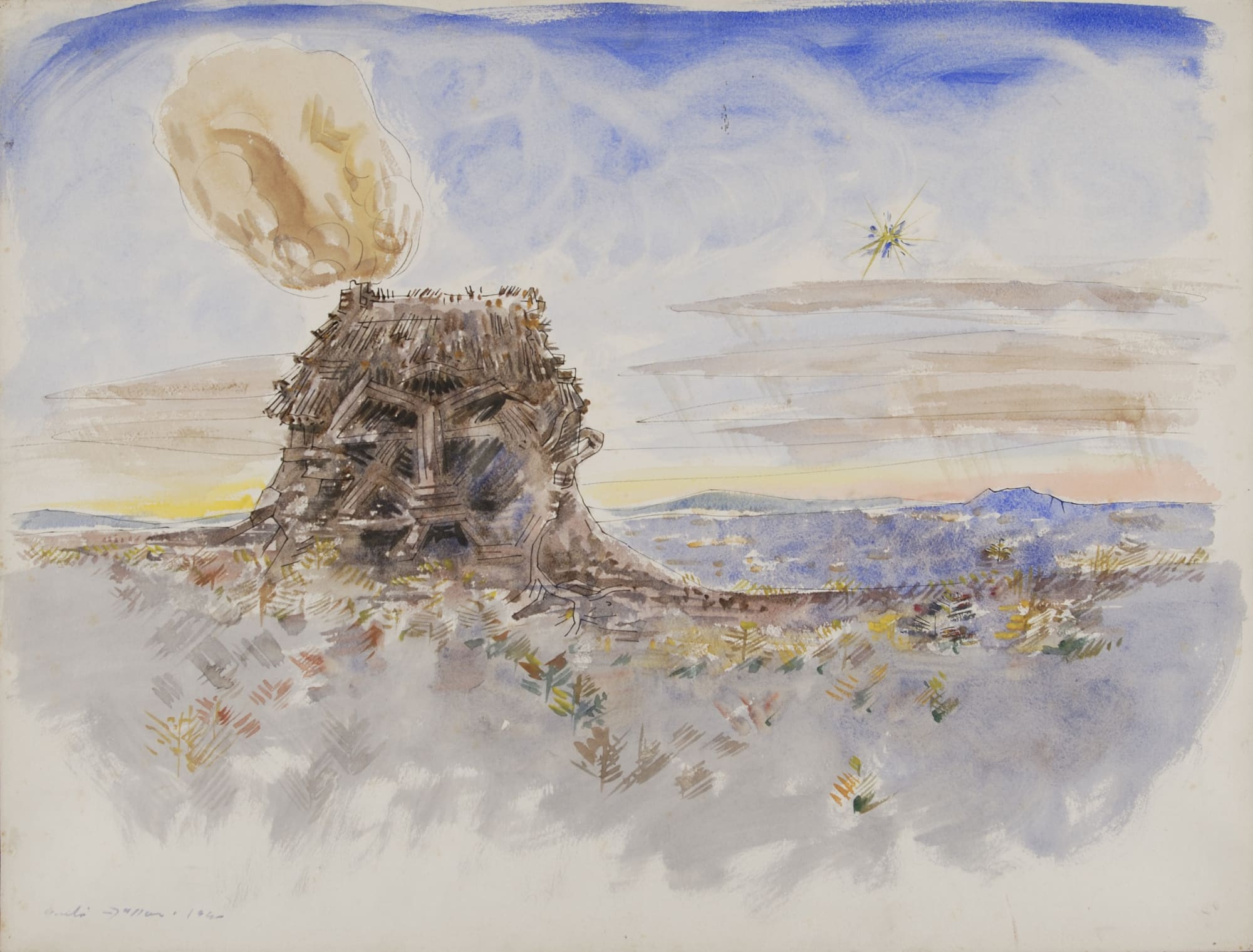 André Masson, Ville crânienne, 1940