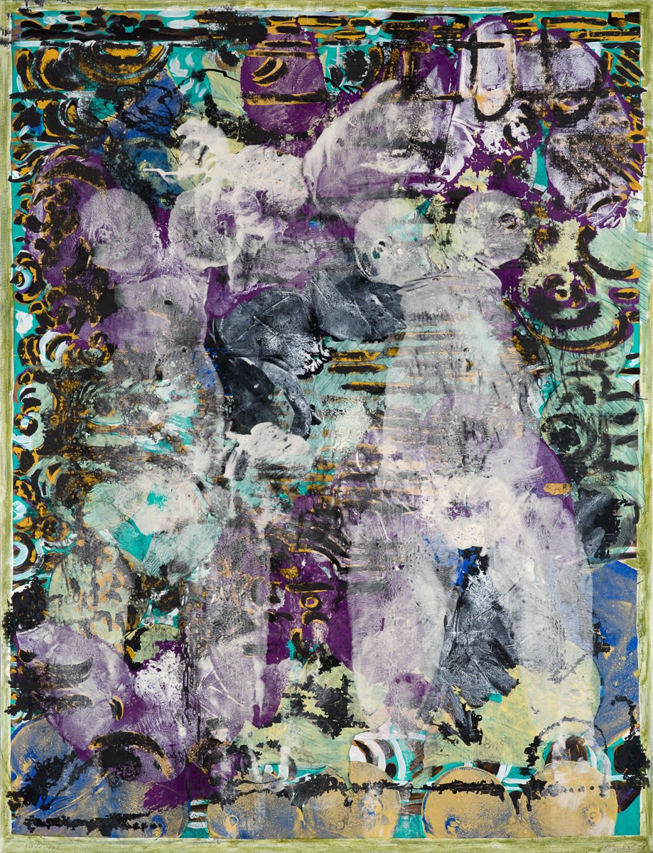 François Rouan, Coquille accoutumante N°1, 1992