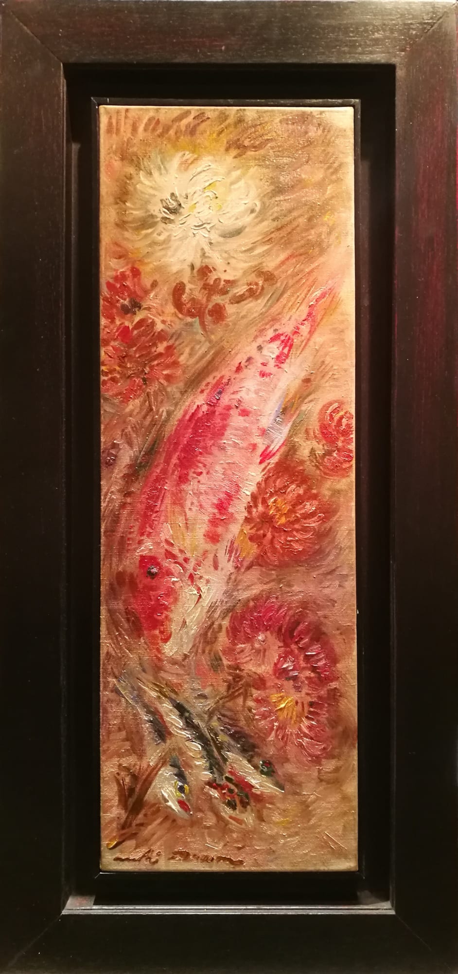 André Masson, Rouget et Chrysanthèmes, 1952