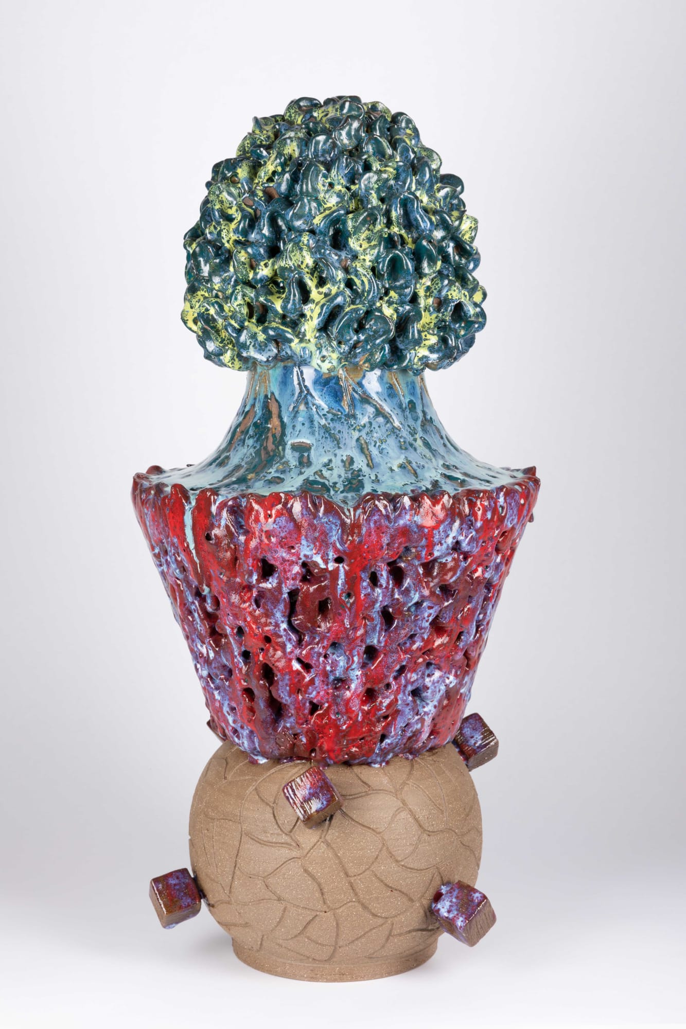 King Houndekpinkou, Le Buste Céramique de King. H: Un Magnifique Torrent de Larmes, 2021