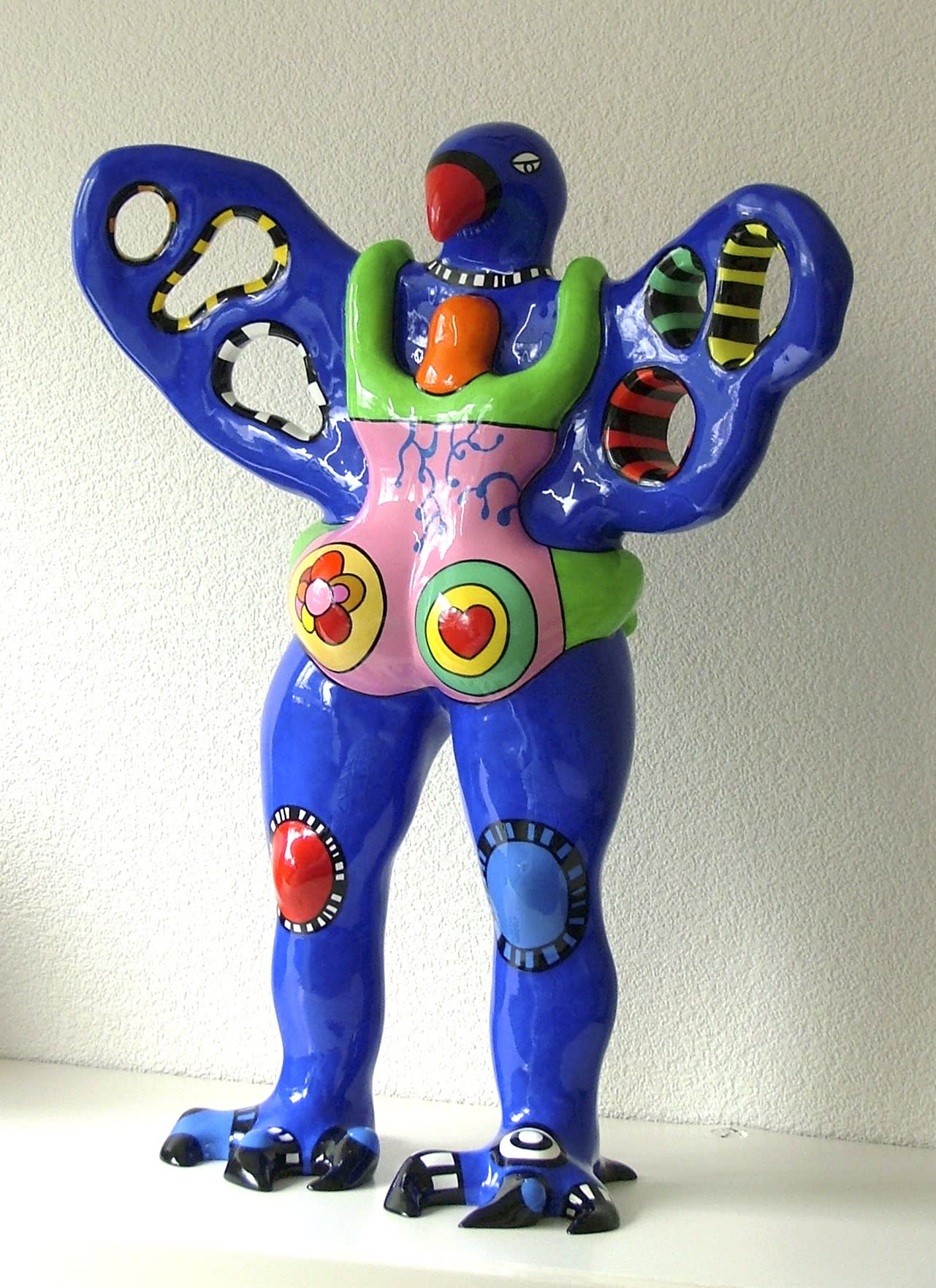 Niki de Saint Phalle, L'Oiseau amoureux (vase), 2000