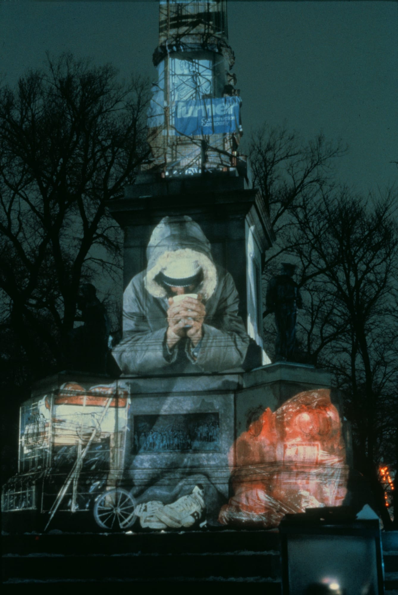 Krzysztof Wodiczko Soldiers and Sailors Civil War Memorial Projection, 1986-87/2000 Public projection: Soldiers and Sailors Civil War Memorial, Boston, Massachusetts C-print face-mounted on plexi 39.5 x 29.6 inches (97.8 x 72.1 cm)