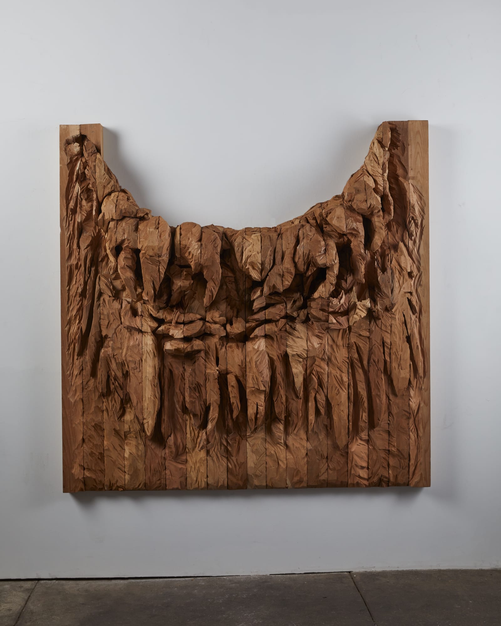 Ursula von Rydingsvard CZAS, 2021 Cedar 62 x 62 ½ x 11 in (157.5 x 158.8 x 27.9 cm) (GL15321)