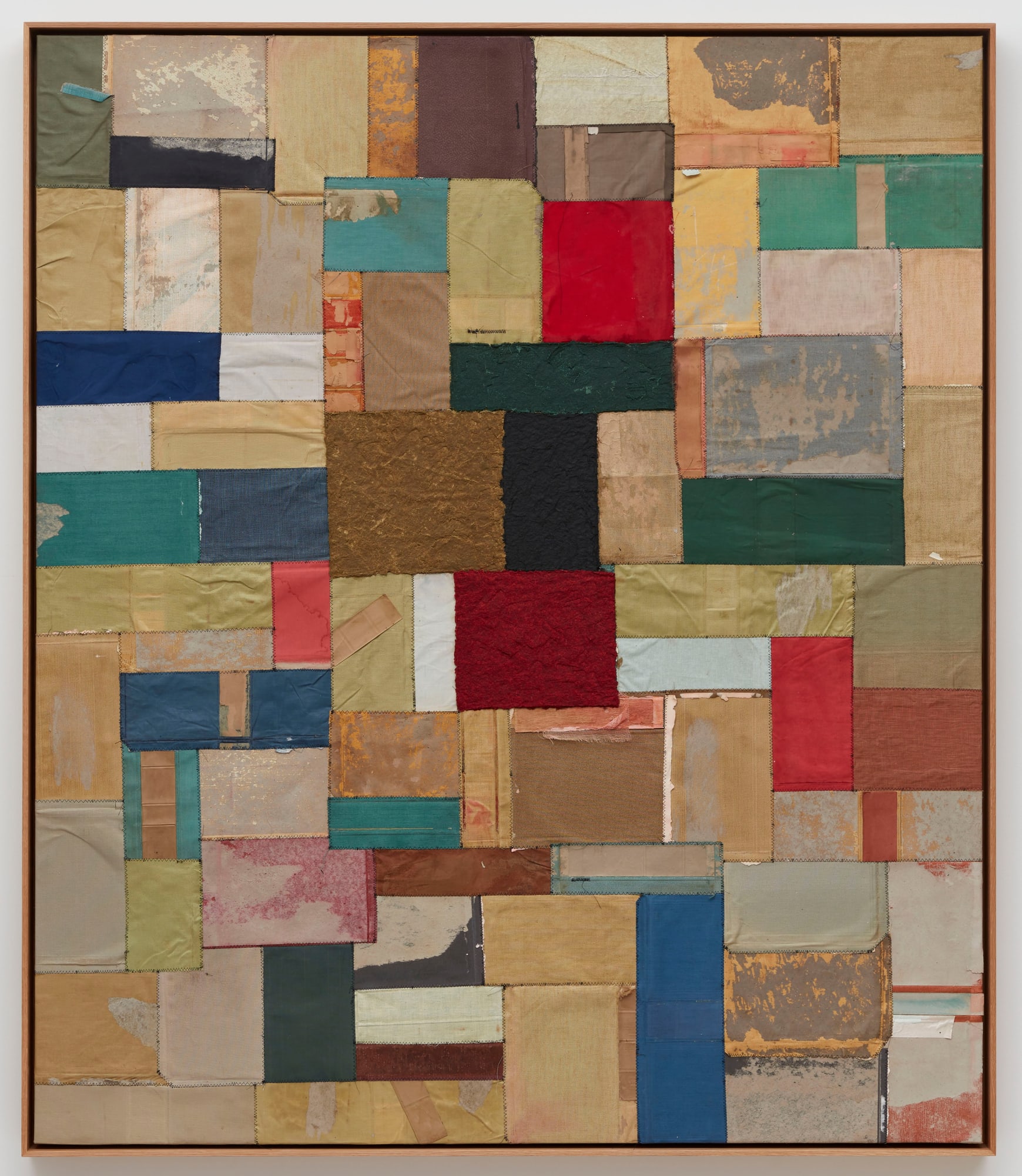 Samuel Levi Jones No desperation, 2022 Signed, titled, and dated on reverse Deconstructed law books and pulped law book covers on canvas 70 x 60 in (177.8 x 152.4 cm) Framed: 71 ½ x 61 ½ x 3 ½ in (181.6 x 156.2 x 8.9 cm) (GL15703)