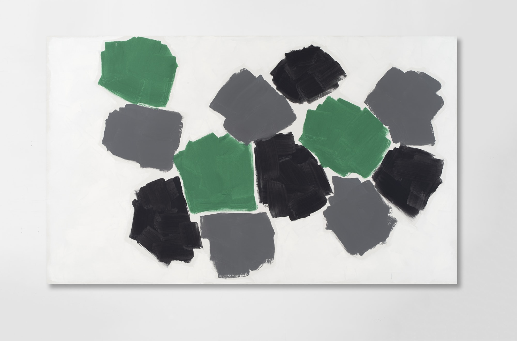 G&uuml;nther F&ouml;rg Sans titre, 2001 Acrylic on canvas 59 x 98 &frac12; inches (150 x 250 cm)