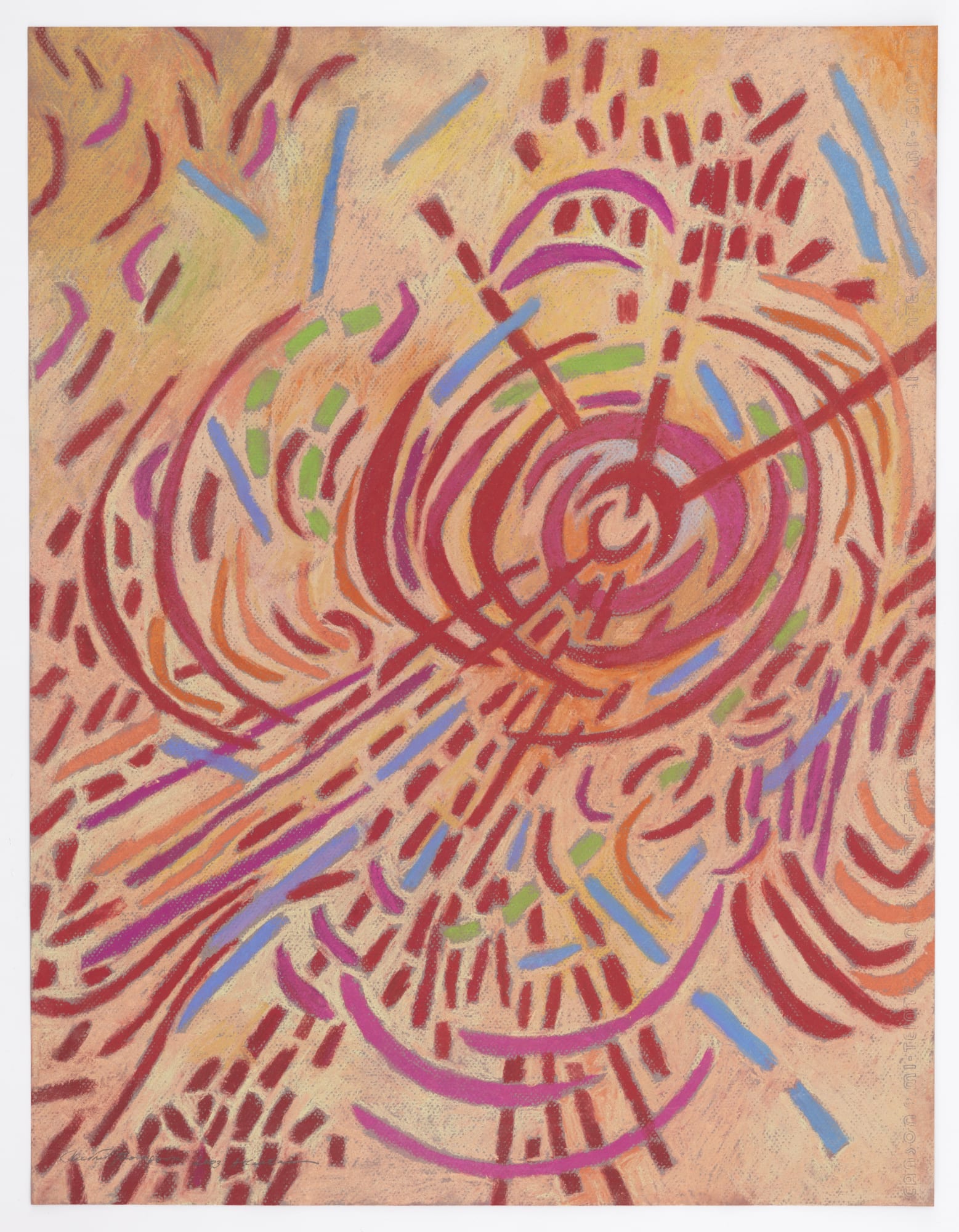 Mildred Thompson Untitled, 2003 Pastel on paper 25.5 x 19.7 inches (64.8 x 50 cm)