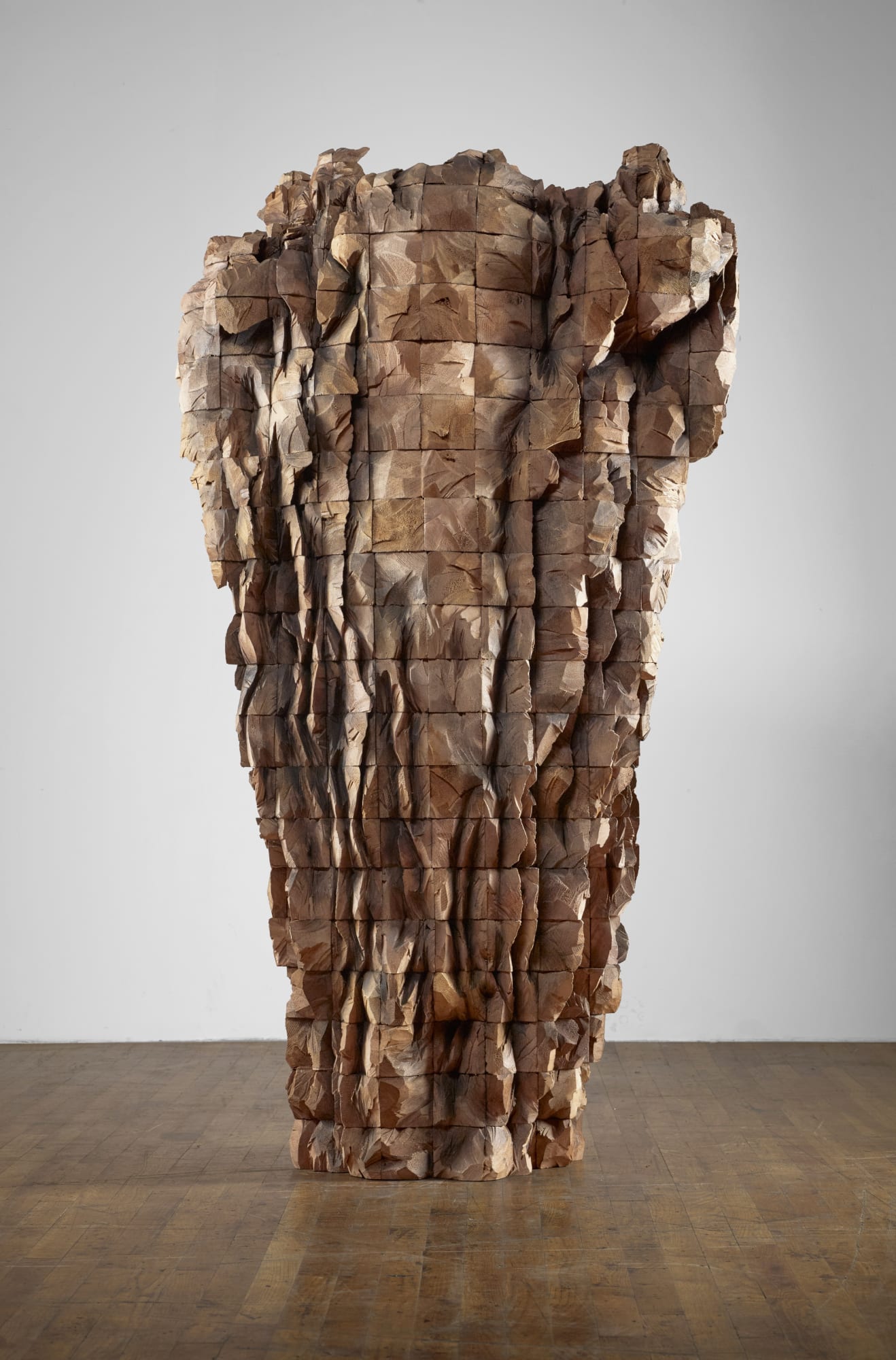 Ursula von Rydingsvard MANILLA, 2016 Cedar 70 x 38 x 31 inches (177.8 x 96.5 x 78.7 cm)